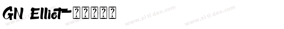 GN Elliot字体转换